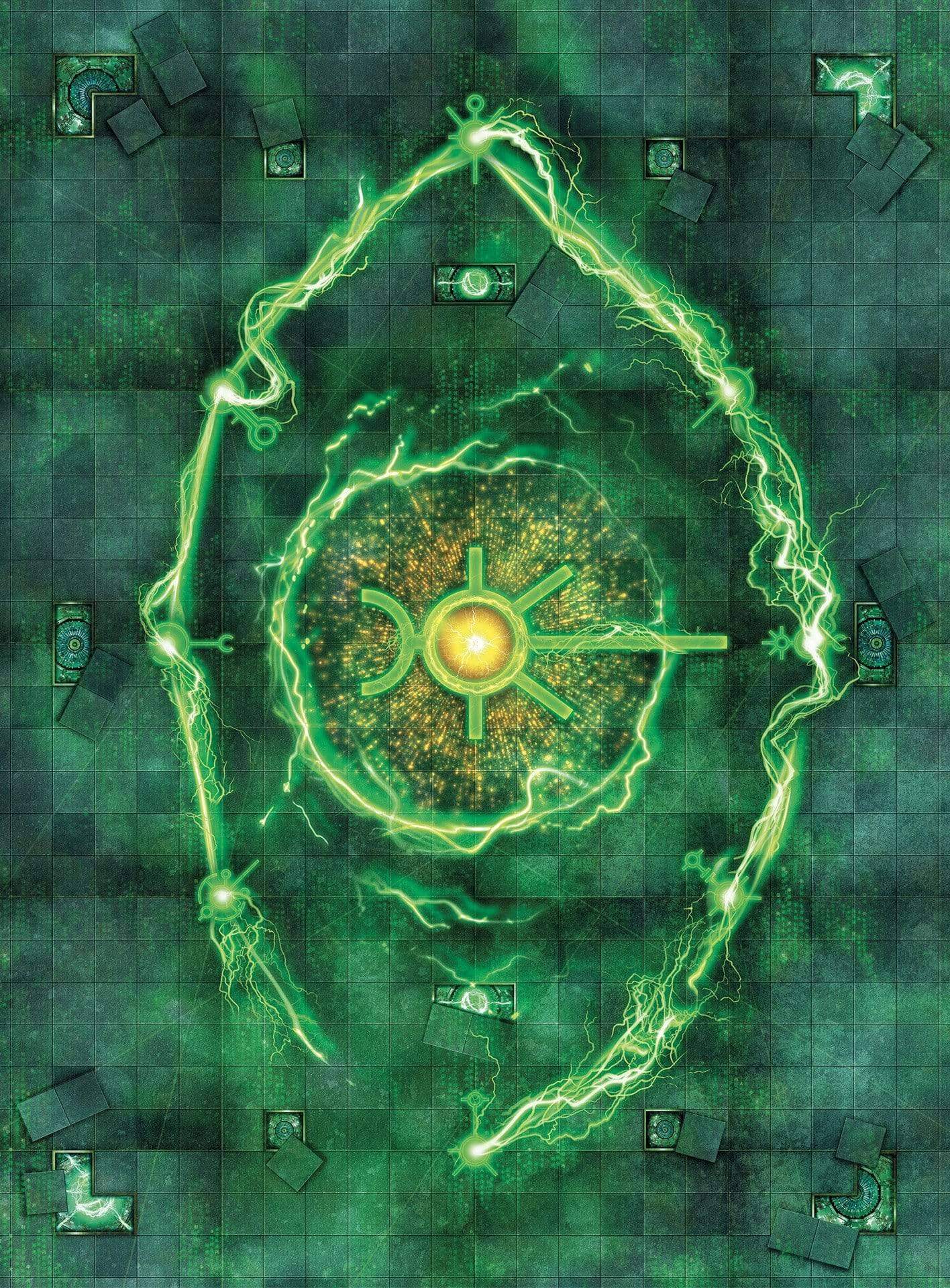 King Rising - 60x44 - Tapis de jeu NECRONS Wh40k