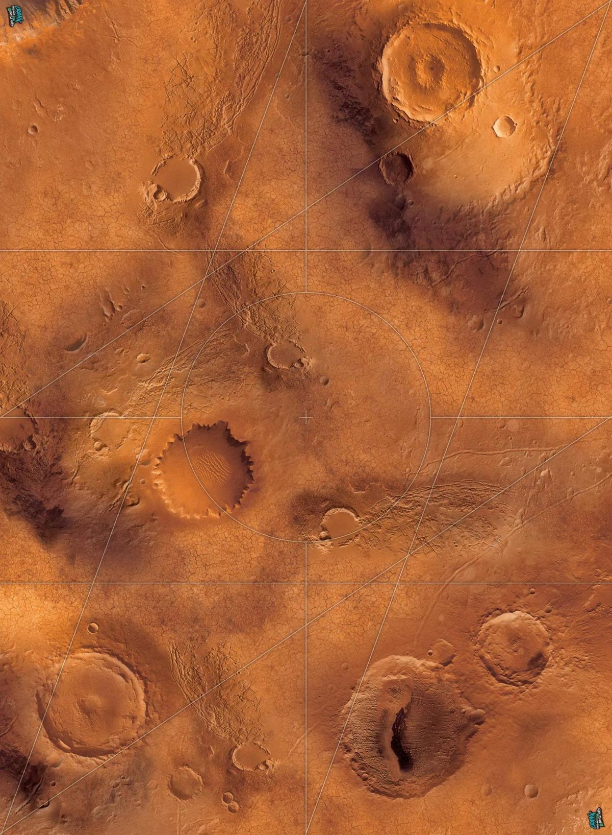 Recto/Verso Wh40k avec zone de déploiements 60x44 - Street/Mars