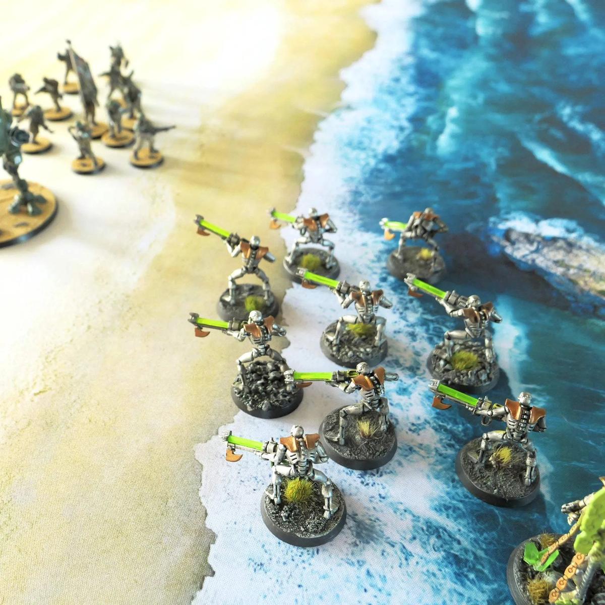 Débarquement Beach Bolt Action - 60x44 - tapis de jeu Wargame