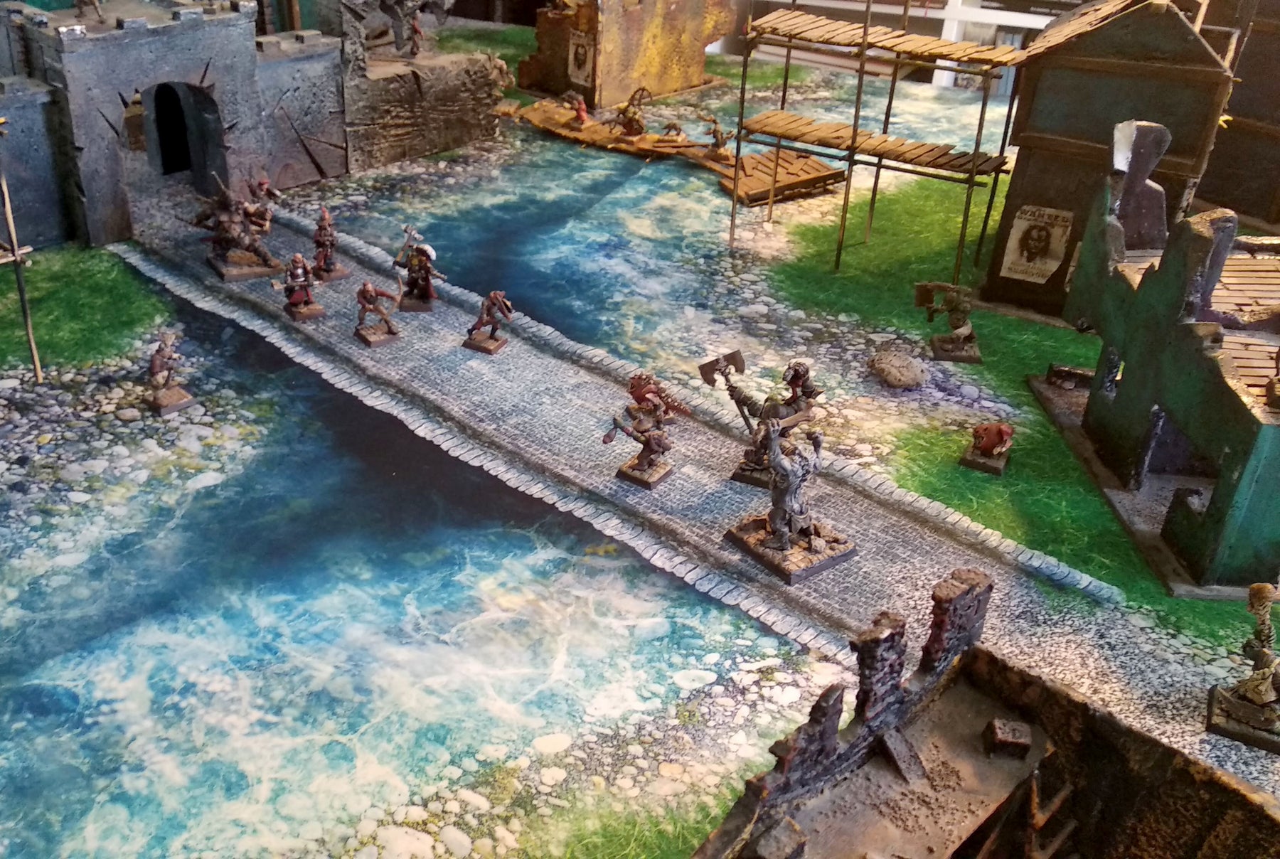 River - 72X48 - Game mat Wargame