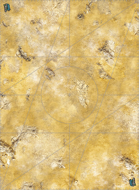 Desert 60x44 Avec zone de déploiement Wh40k - Tapis de jeu compétitif