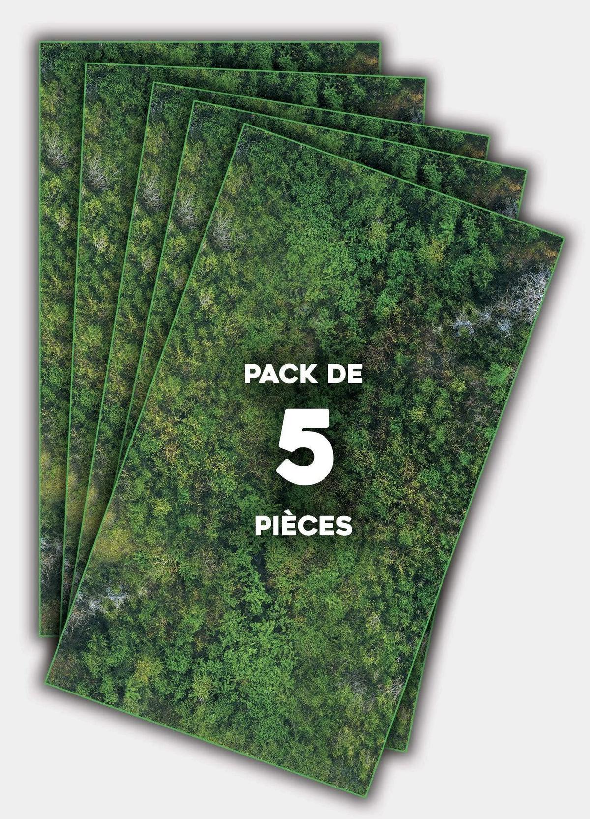 5 forêts de 9"x5" pour wh40k, Aos et Warhammer Old World