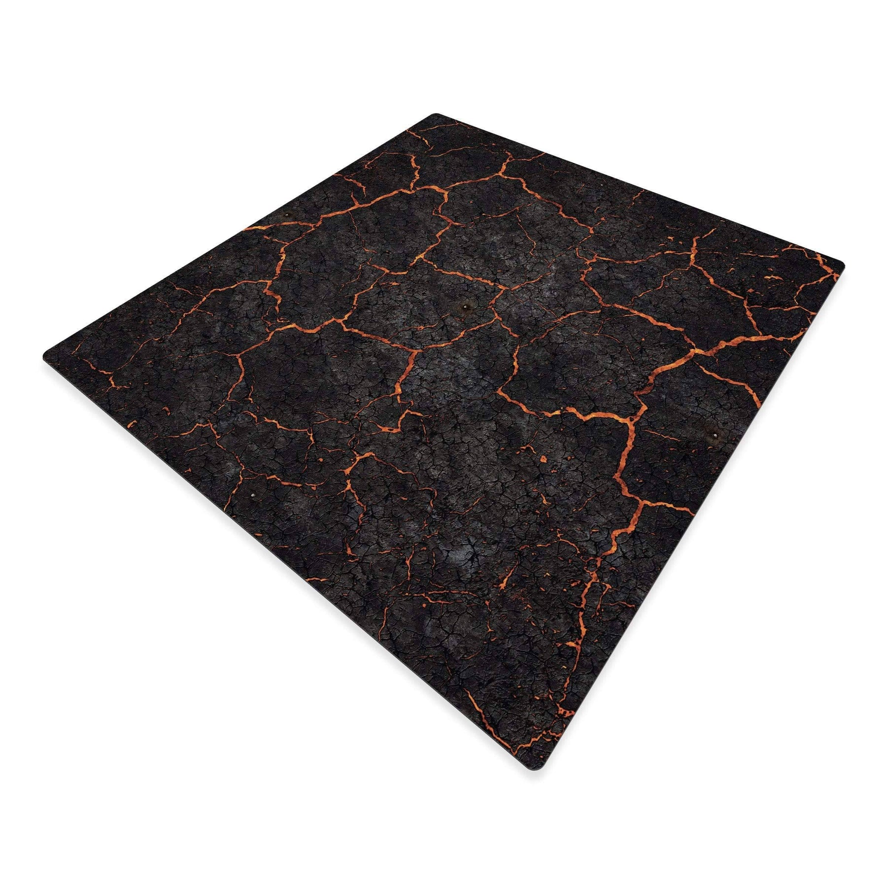 crank-wargame Battle mat Lava - 36x36 - Zone de bataille mousepad