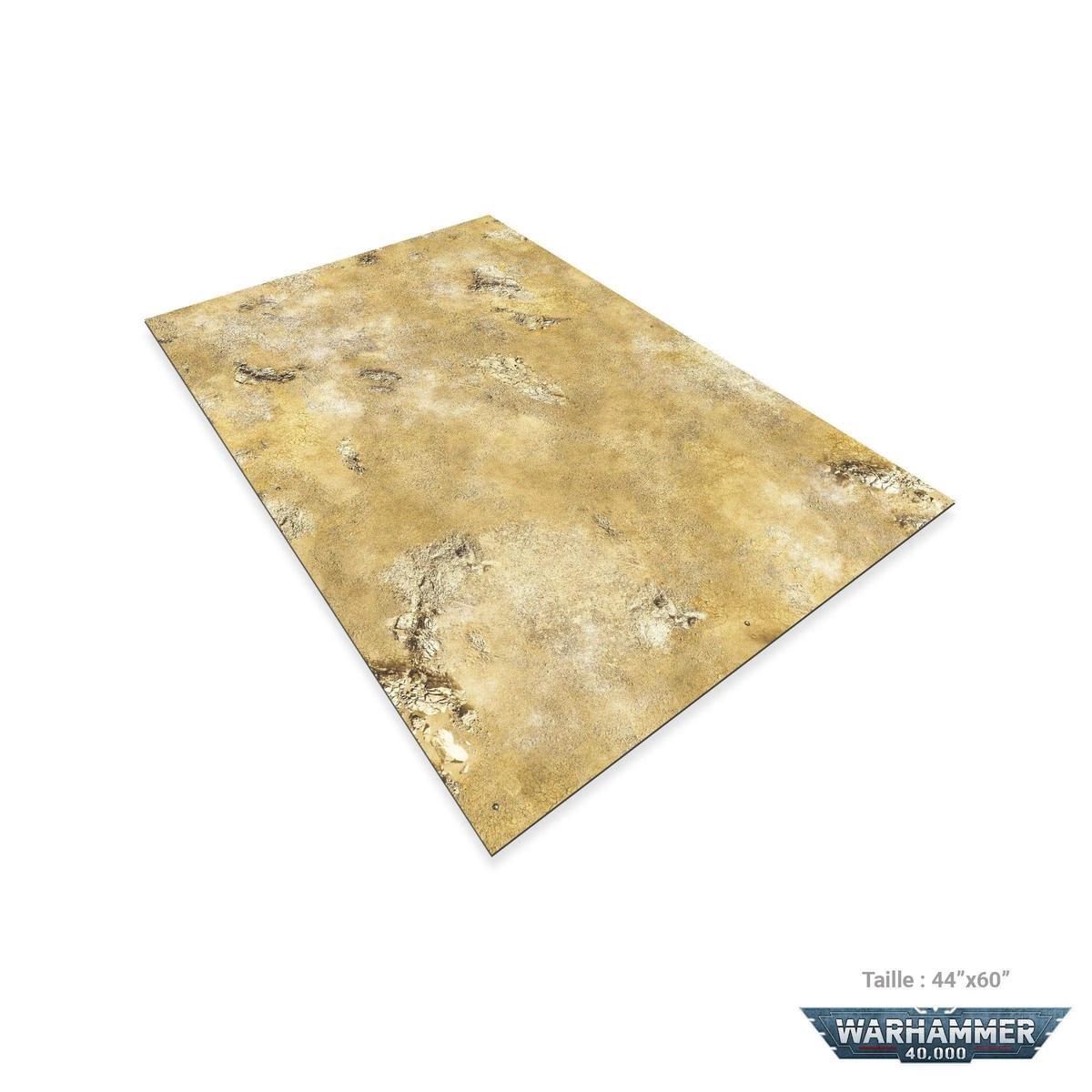 crank-wargame Battle mat DESERT - 44x60 - Zone de bataille Wh40k V9