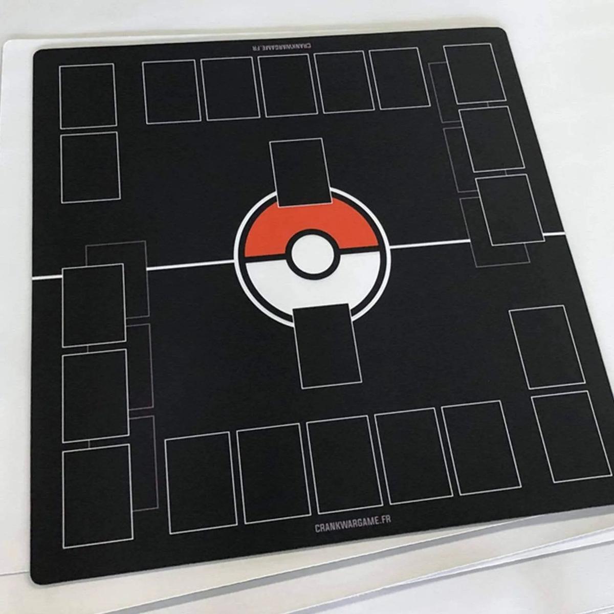 crank-wargame Battle mat Tapis de jeu 2 joueurs pour carte Pokemon