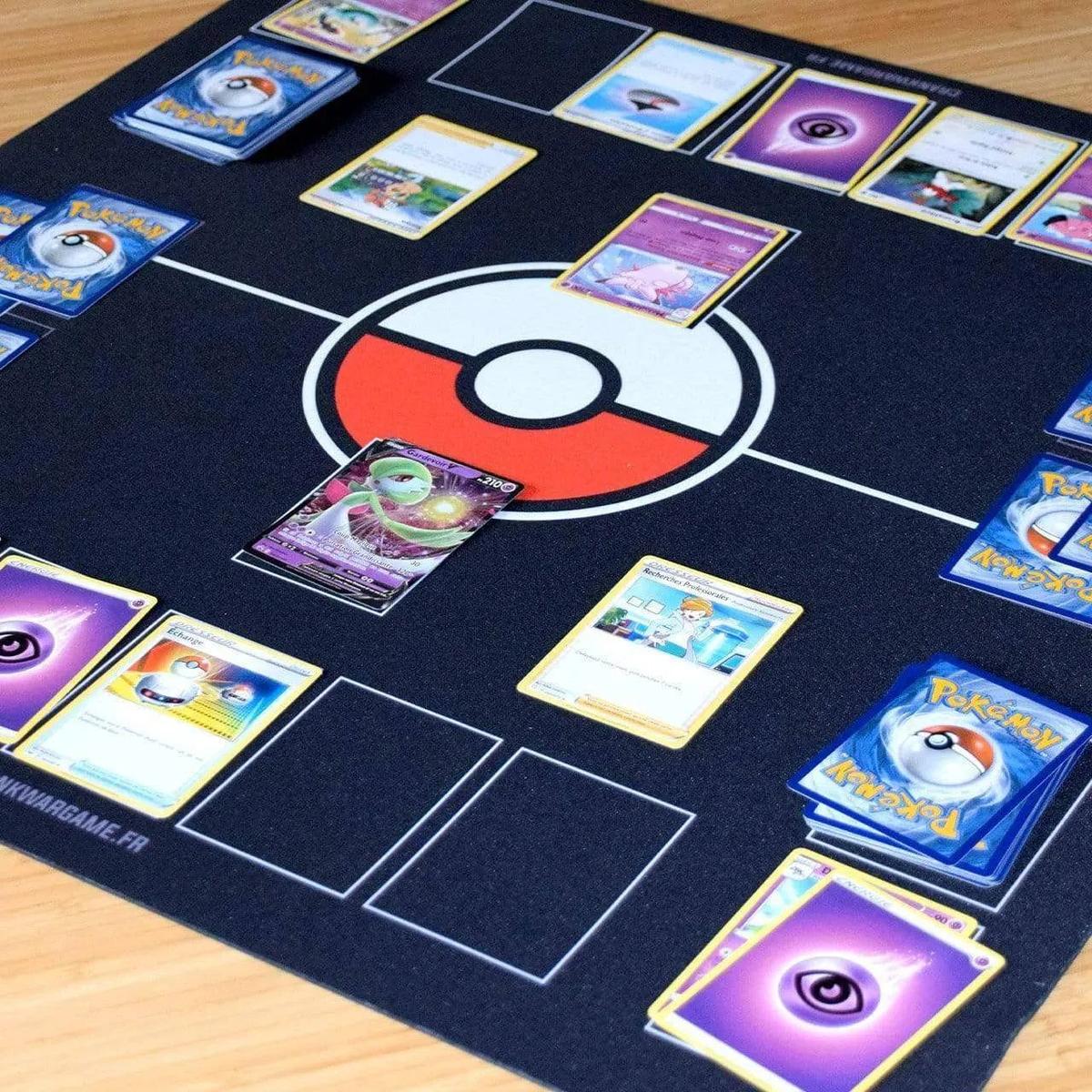 crank-wargame Battle mat Tapis de jeu 2 joueurs pour carte Pokemon