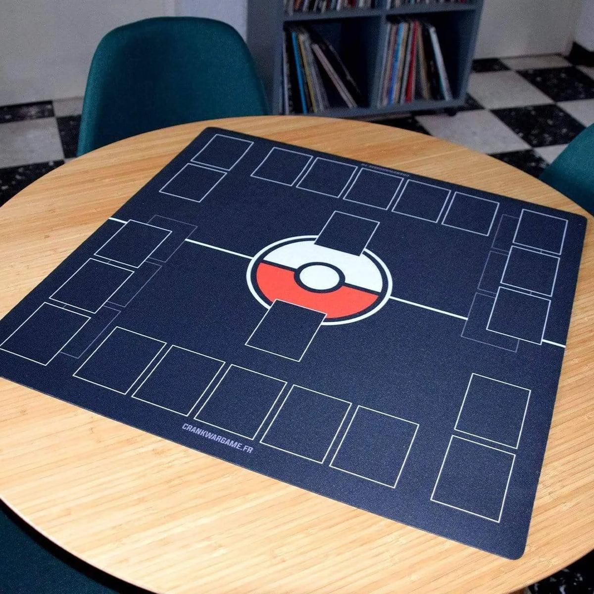 crank-wargame Battle mat Tapis de jeu 2 joueurs pour carte Pokemon